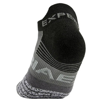 Experia Light Cushion No Show Tab Tennis Socks Black-Socks-Thorlo-EXTN00-001-3-Tennis Express