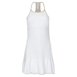Women's Devon Tennis Dress White and Silver Sand-Apparel-Inphorm-F18001-0439F24-Tennis Express