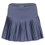 Women's Harper Pleated Tennis Skort Shadow Blue-Apparel-Inphorm-F24017-2501F25-Tennis Express
