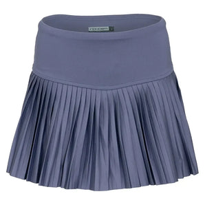 Women's Harper Pleated Tennis Skort Shadow Blue-Apparel-Inphorm-F24017-2501F25-Tennis Express