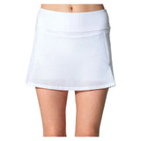 Women's Anna 13.5 Inch Tennis Skort White and Veridian-Apparel-Inphorm-F24019-2514U25_e14f2c39-933a-4678-857b-b86cf48f7171-Tennis Express