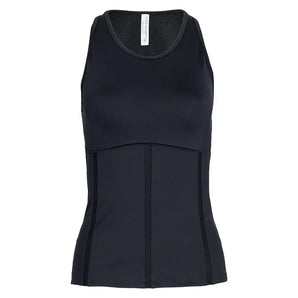 Women's New Mai Tennis Tank Black-Apparel-Inphorm-F25005-002F25-1-[Sku]-Tennis Express