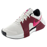 Women's Zoom GP Challenge 1 Tennis Shoes Pale Ivory and Rush Pink,Footwear,Nike,,,Tennis Express,FB3148-104F25copy