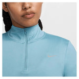 Womens Dri-Fit Swift Element UV 1/4 Zip Running Top-Apparel-Nike-FB4316-F24-464-6-5-[Sku]-Tennis Express