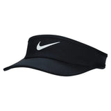 Juniors' Dri-FIT Ace Swoosh Tennis Visor-Apparel-Nike-FB5061-010-1-[Sku]-Tennis Express