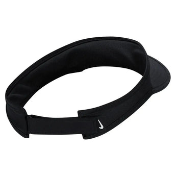 Juniors' Dri-FIT Ace Swoosh Tennis Visor-Apparel-Nike-FB5061-010_2-3-[Sku]-Tennis Express