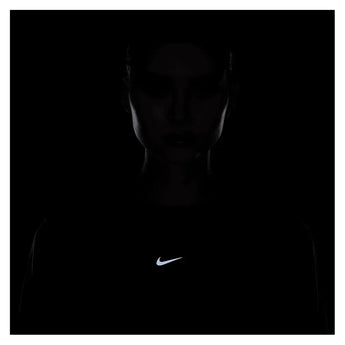 Women's Dri-Fit One Crew-Neck French Terry Sweatshirt Black and Silver Check-Apparel-Nike-FB5125-010SILB-6-Tennis Express