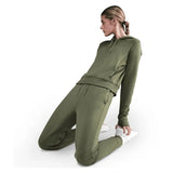 Women's Therma-FIT One High-Waisted 7/8 Joggers Medium Olive and White-Apparel-Nike-FB5431-222H25-4-Tennis Express