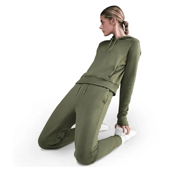 Women's Therma-FIT One High-Waisted 7/8 Joggers Medium Olive and White-Apparel-Nike-FB5431-222H25-4-Tennis Express