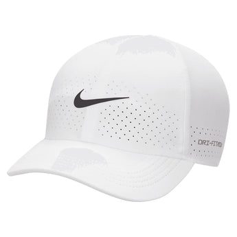 Unisex Dri-FIT Advance Club Unstructured Tennis Cap,Apparel,Nike,100 White/Black,One Size,Tennis Express,FB5598-100_1