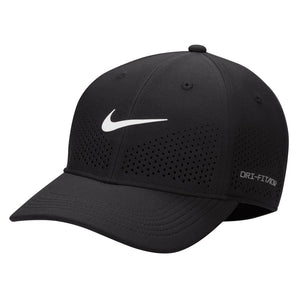Unisex Dri-FIT ADV Club Structured Swoosh Tennis Cap, Nike, 010 Black/White, Tennis Express, FB5636-OSBH26-010-BLACK-WHITE-1