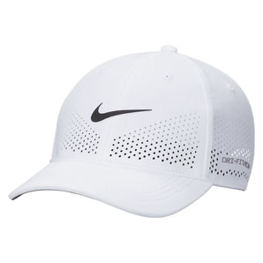 Unisex Dri-FIT ADV Club Structured Swoosh Tennis Cap, Nike, 100 White/Black, Tennis Express, FB5636-OSBH26-100-WHITE-BLACK-1