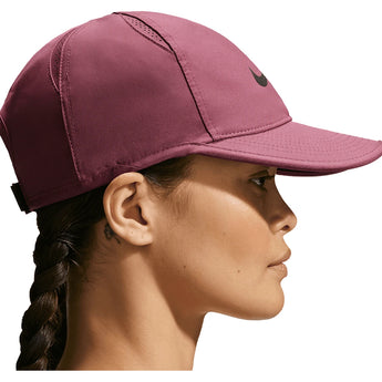 Unisex Dri-FIT Club Unstructured Featherlight Tennis Cap Pink Smoke and Black,Apparel,Nike,,,Tennis Express,FB5682-654_6