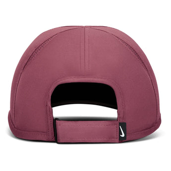 Unisex Dri-FIT Club Unstructured Featherlight Tennis Cap Pink Smoke and Black,Apparel,Nike,,,Tennis Express,FB5682-654_P4