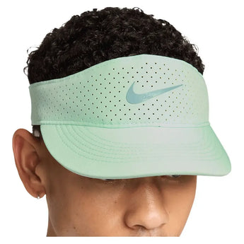 Unisex Dri-FIT ADV Ace Tennis Visor Mint Foam and Anthracite-Apparel-Nike-FB6443-353H25-3-Tennis Express