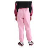 Girls' Sportswear Club Fleece Loose Pants Med Soft Pink-Apparel-Nike-FD2933-690B-1-Tennis Express