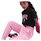 Girls' Sportswear Club Fleece Loose Pants Med Soft Pink-Apparel-Nike-FD2933-690B-4-Tennis Express