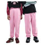 Girls' Sportswear Club Fleece Loose Pants Med Soft Pink-Apparel-Nike-FD2933-690B-Tennis Express
