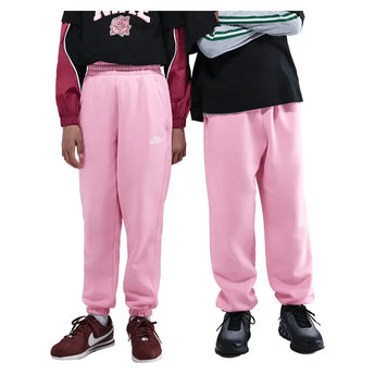 Girls' Sportswear Club Fleece Loose Pants Med Soft Pink-Apparel-Nike-FD2933-690B-Tennis Express