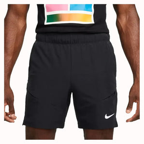 Men's Dri-Fit Advantage 7 Inch Tennis Shorts-Apparel-Nike-FD5336-B-Black-Tennis Express