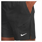 Men's Dri-Fit Advantage 7 Inch Tennis Shorts-Apparel-Nike-FD5336-B-Black2-Tennis Express