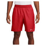 Men's Court Dri-FIT Victory 9 Inch Tennis Short University Red and White-Apparel-Nike-FD5384-657B-Tennis Express