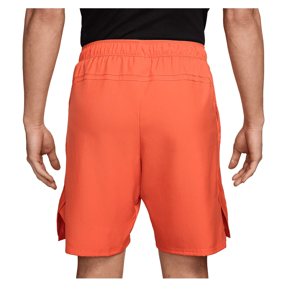 Men's Court Dri-FIT Victory 9 Inch Tennis Short Turf Orange and