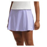 Women's Dri-FIT Victory 15 Inch Flouncy Tennis Skort, Nike, 580 Purple Pulse/White, Tennis Express, FD6528-H26-580-PURPLE-PULSE-WHITE-1
