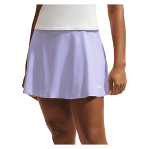 Women's Dri-FIT Victory 15 Inch Flouncy Tennis Skort, Nike, 580 Purple Pulse/White, Tennis Express, FD6528-H26-580-PURPLE-PULSE-WHITE-1