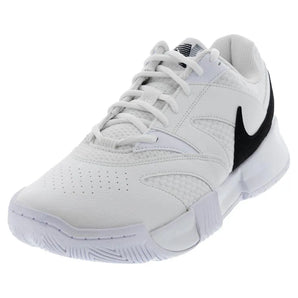 Juniors' Court Lite 4 Tennis Shoes White and Black-Footwear-Nike-FD6574-100S24-X-1-[Sku]-Tennis Express