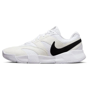 Men's Court Lite 4 Tennis Shoes White and Black-Footwear-Nike-FD6574-100S242-Tennis Express