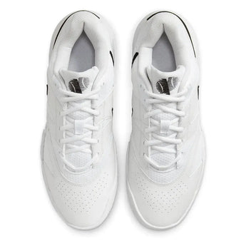 Juniors' Court Lite 4 Tennis Shoes White and Black-Footwear-Nike-FD6574-100_4-4-[Sku]-Tennis Express
