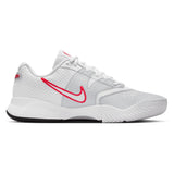 Men's Court Lite 4 Tennis Shoes White and Lt Crimson-Footwear-Nike-FD6574-109-2-Tennis Express