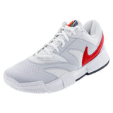 Men's Court Lite 4 Tennis Shoes White and Lt Crimson-Footwear-Nike-FD6574-109copy-706412Tennis Express