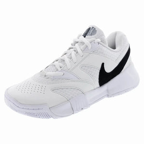 Women's Court Lite 4 Tennis Shoes White and Black-Footwear-Nike-FD6575-100Bcopy-1-[Sku]-Tennis Express