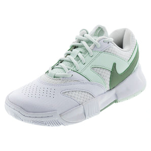 Women's Court Lite 4 Tennis Shoes White and Steam,Footwear,Nike,White/Steam,5,Tennis Express,FD6575-112copy