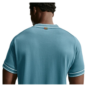 Men's Court Heritage Short Sleeve Tennis Top,Apparel,Nike,,,Tennis Express,FN0318-006_2