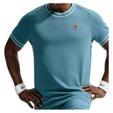 Men's Court Heritage Short Sleeve Tennis Top,Apparel,Nike,,,Tennis Express,FN0318-006_3