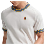 Men's Court Heritage Short Sleeve Tennis Top,Apparel,Nike,,,Tennis Express,FN0318-030_3