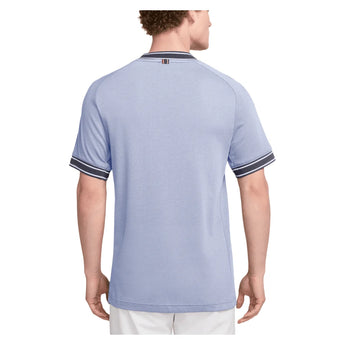 Men's Court Heritage Short Sleeve Tennis Top, Nike, Tennis Express, FN0318-H26-1