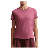 Women's One Classic Dri-FIT Short Sleeve Training Top,Apparel,Nike,654 Pink Smoke/White,XS,Tennis Express,FN2798-654