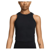 Women's One Fitted Dri-FIT Cropped Tennis Tank Top-Apparel-Nike-FN2806-010-Tennis Express