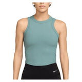 Women's One Fitted Dri-FIT Cropped Tennis Tank Top-Apparel-Nike-FN2806-017-Tennis Express