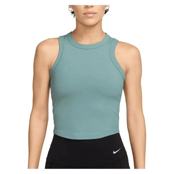 Women's One Fitted Dri-FIT Cropped Tennis Tank Top-Apparel-Nike-FN2806-017-Tennis Express