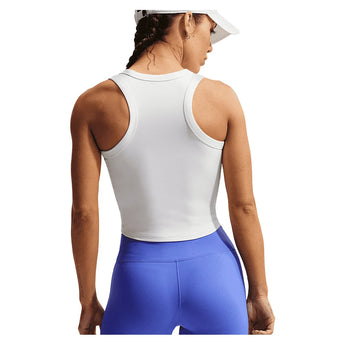 Women's One Fitted Dri-FIT Cropped Tank Top-Apparel-Nike-FN2806-101_1-Tennis Express