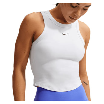 Women's One Fitted Dri-FIT Cropped Tank Top-Apparel-Nike-FN2806-101_1_1d4fd941-1f6c-4189-aa93-dbc11a637208-705623Tennis Express