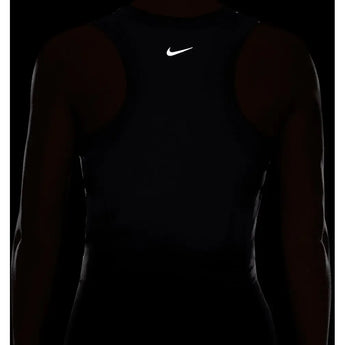 Women's One Fitted Dri-FIT Cropped Training Tank Midnight Navy-Apparel-Nike-FN2806-410B-2-Tennis Express