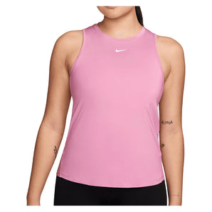 Women's One Classic Dri-FIT Training Tank,Apparel,Nike,621 Pink Rise/White,XS,Tennis Express,FN2808-621