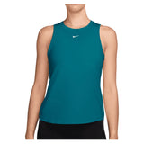 Women's One Classic Dri-FIT Training Tank, Nike, 372 Bright Spruce/White, Tennis Express, FN2808-H26-372-BRIGHT-SPRUCE-WHITE-1