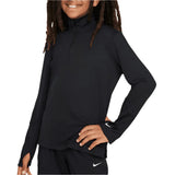 Boys' Dri-Fit Multi Long Sleeve Half Zip Tennis Top-Apparel-Nike-FN8375-010_b116383e-c9e0-401b-b7ac-730adc584bfe-Tennis Express
